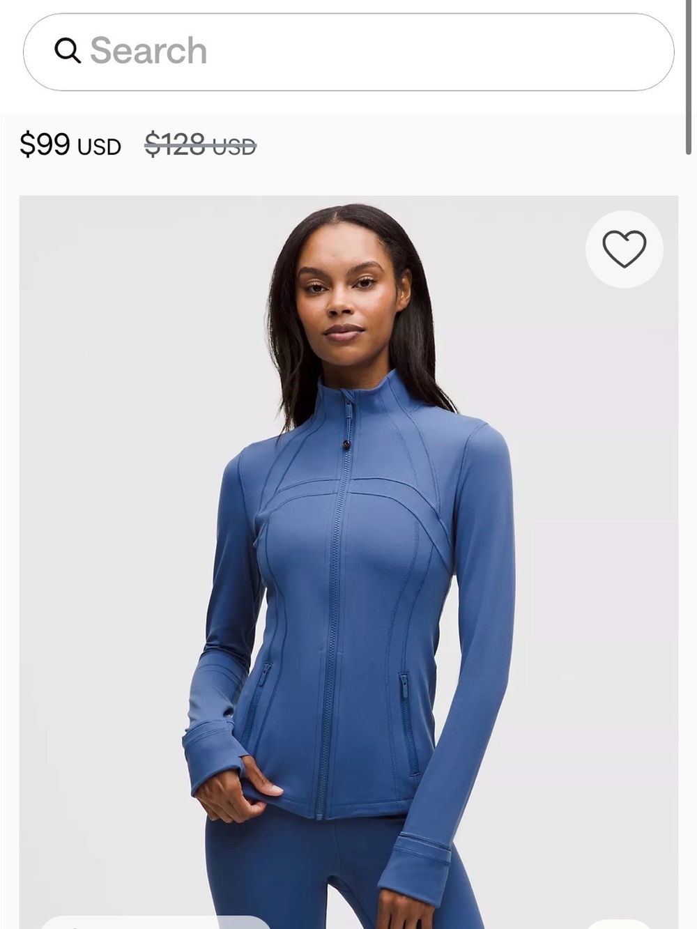 lululemon athletica Women's Slim Zip-Up Utility Jacket - Blue